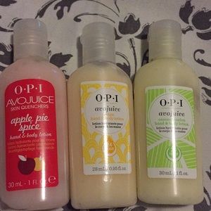 O•P•I lotion set 3 piece